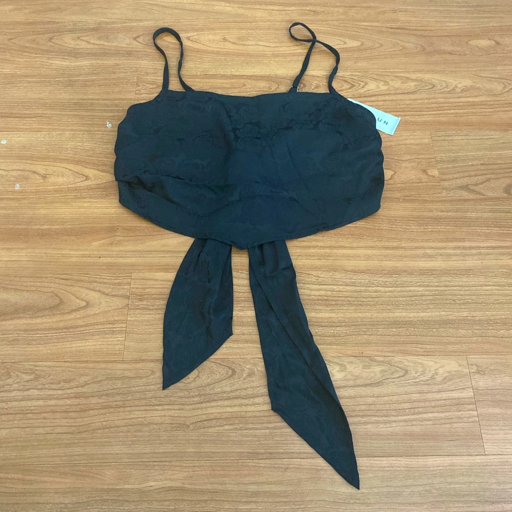Scarf crop top
